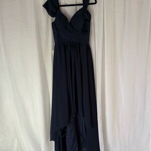 Elegant Navy Blue Women's Dress